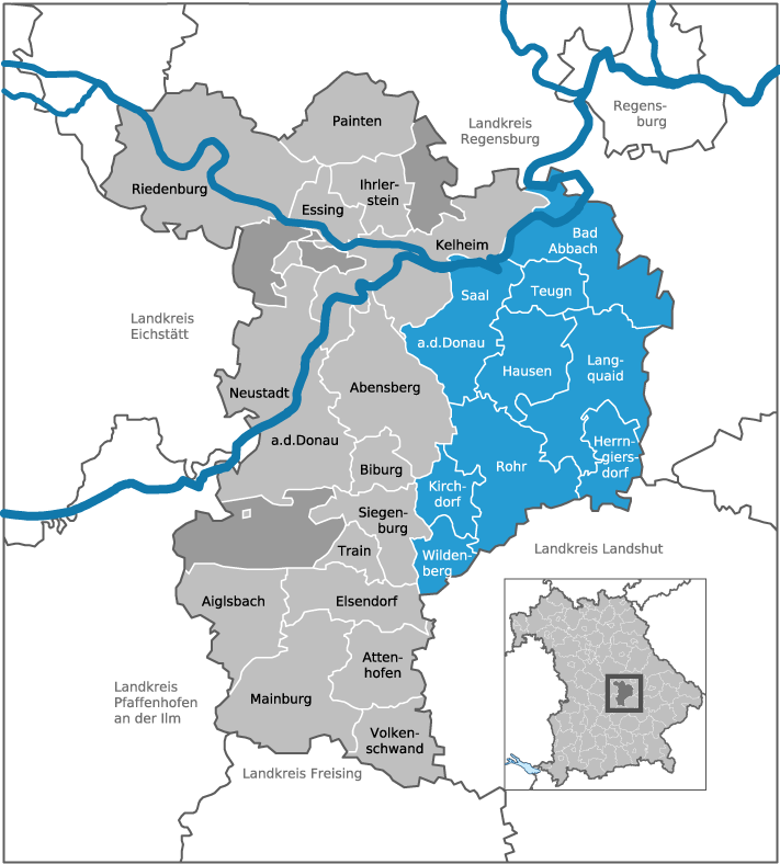 Gemeinden der ILE Donau-Laber