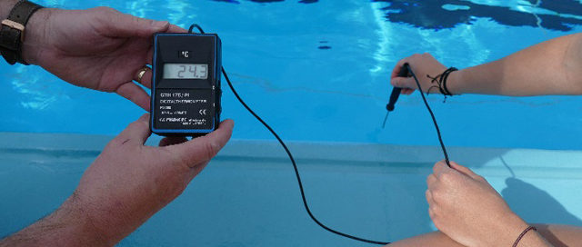 Wassertemperatur Freibad Rohr i.NB